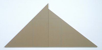 A square within two triangles