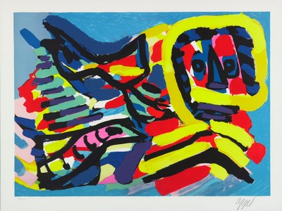 Après-midi d'un signe sur la place de l'école