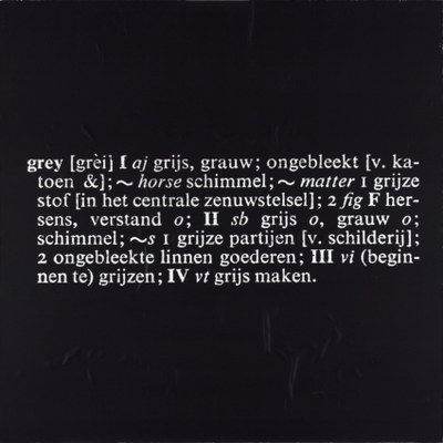 Art as Idea as Idea (First Investigation)