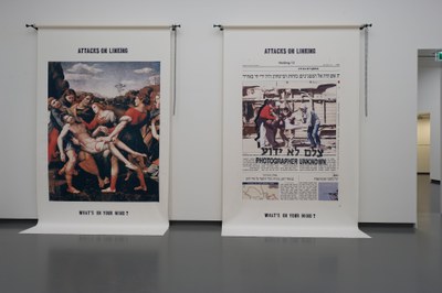 Attacks on Linking: Scrolls – What’s on Your Mind? (Raphael, Deposition, 1507)
Attacks on Linking: Scrolls – What’s on Your Mind? (Photographer Unknown [AP, Haaretz], An Incident in Bidu, 27 Feb. 2004)