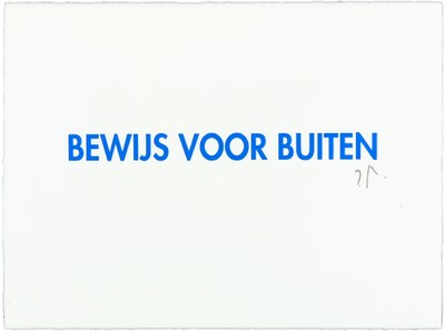 Bewijs voor buiten