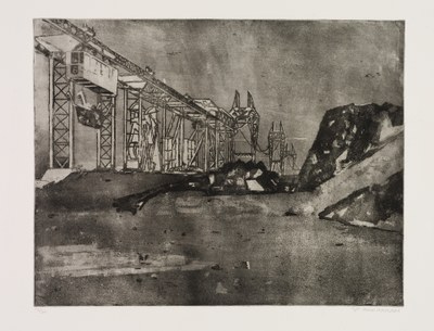 Kabelbaan en gondels Grevelingendam