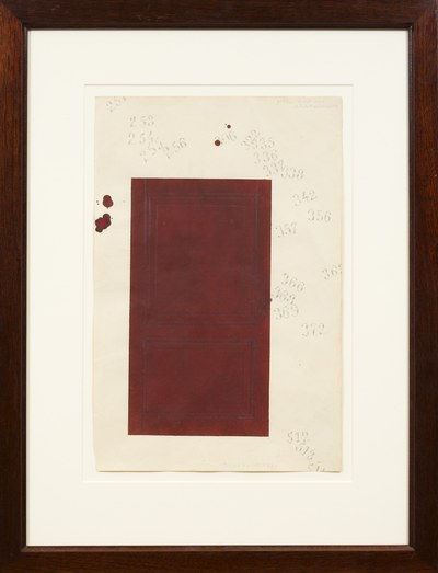 Mahoniedeur met Kamernummers