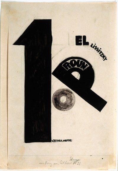 Omslagontwerp voor de 1e Kestnermap 'Proun'