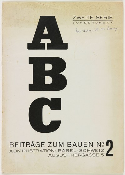 Ontwerp 'ABC, Beiträge zum Bauen nr. 2'  (ABC, Bijdragen over het bouwen nr. 2)