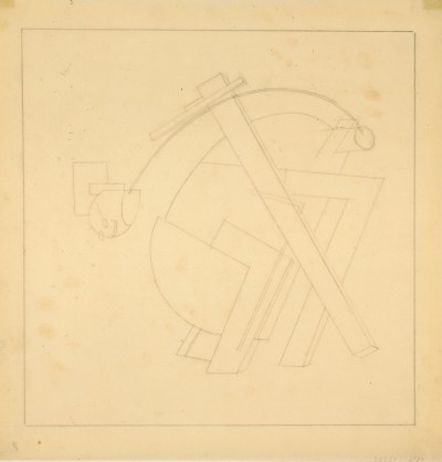 Overdracht vel voor 'Alter - Kopf 2 Schritt hinten' (Oude man - Zijn hoofd 2 stappen terug)