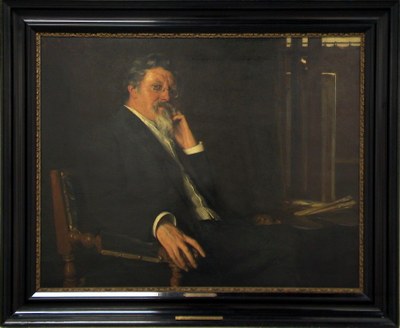 Portret van mijn vader en leermeester P.M. Slager