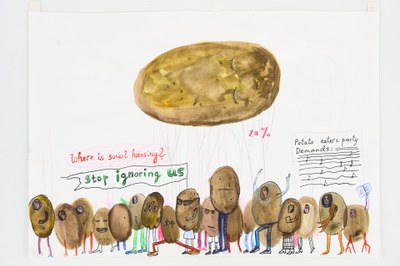 Potato Eaters Party (Sketch Poster Carnival)