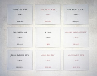 Série de neuf tableaux