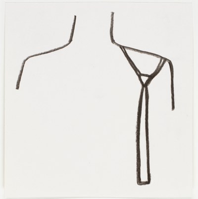 Stropdas over schouder