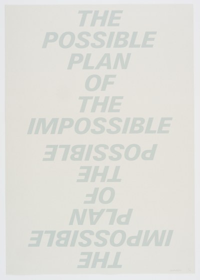 The possible plan of the impossible