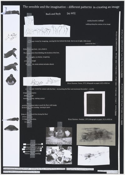 The sensible and the imaginative – different patterns in
creating an image
Back and neck [AY 445]