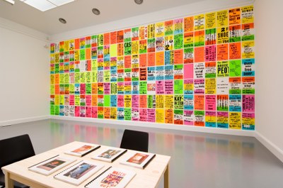 The Singing Posters Part I (Poetry Sound Collage Sculpture Book) - Allen Ginsberg's 'Howl' by Allen Ruppersberg