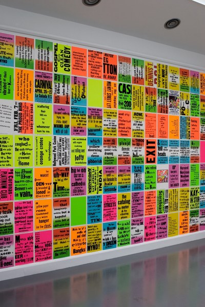 The Singing Posters Part II & III (Poetry Sound Collage Sculpture Book) - Allen Ginsberg's 'Howl' by Allen Ruppersberg