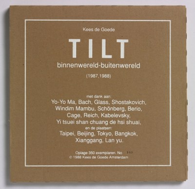 Tilt, binnenwereld-buitenwereld