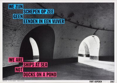 WE ARE SHIPS AT SEA NOT DUCKS ON A POND