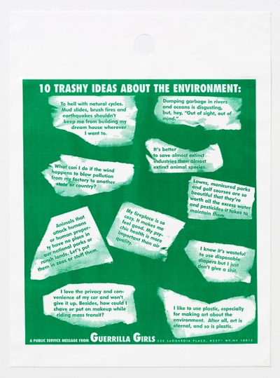 10 trashy ideas about the environment