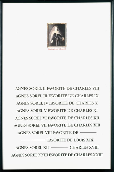 Agnès Sorel ou Les Avant-Gardes