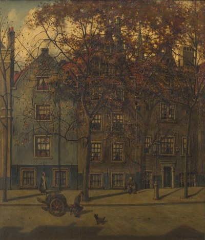 Begijnhof in de herfst