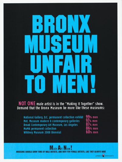 Bronx Museum unfair to men