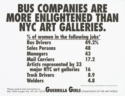 Bus companies are more enlightened than NYC art galleries