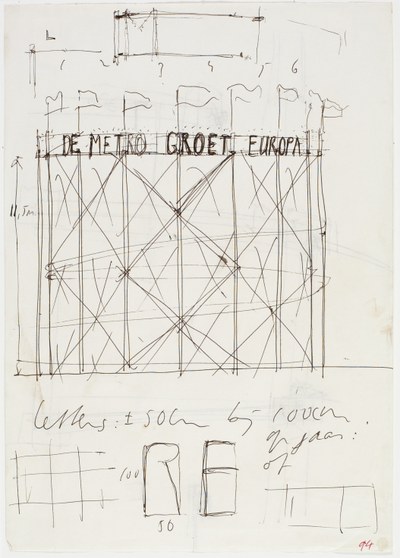 De metro groet Europa