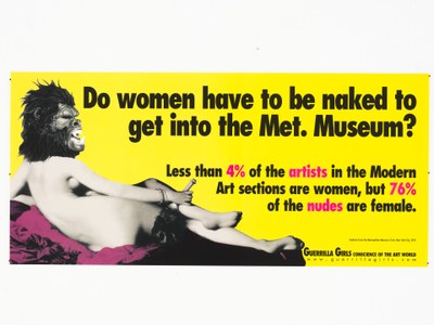 Do women have to be naked to get into the Met? Update