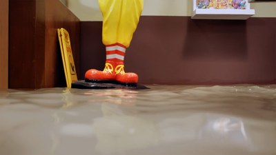 Flooded McDonald's
