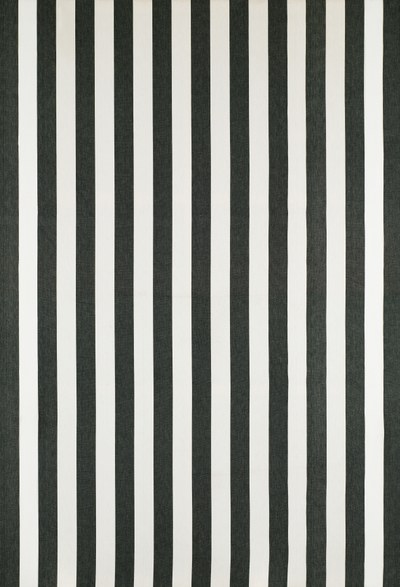 Fragmente einer Rede über die Kunst. 18 peintures sur toile. Tissus rayés blancs et colorés. Janvier 1968 blanc et noir