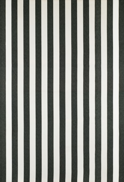 Fragmente einer Rede über die Kunst. 18 peintures sur toile. Tissus rayés blancs et colorés. Janvier 1968 blanc et noir