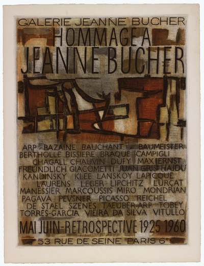 Hommage à Jeanne Bucher