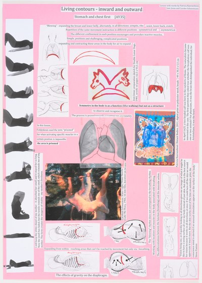 Living contours – inward and outward
Stomach and chest first [AY 35]