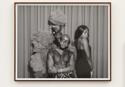 Matyouz LaDurée, Vinii Legendary Father of the House of Revlon, Gigi Da Blizzard Revlon at the ‘On The Cover of Vogue Ball' under direction by Zueira Mizrahi, Berlin