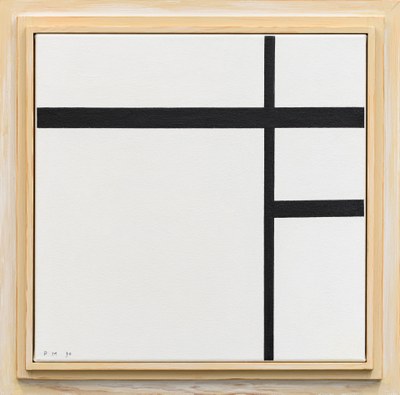 Mondrian - Composition en blanc et noir II (copie)
