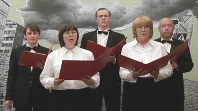 Perestroika-Songspiel. The Victory over the Coup