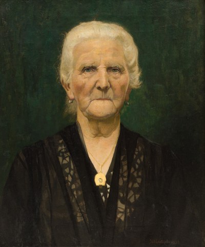 Portret van de moeder van Henri van Abbe