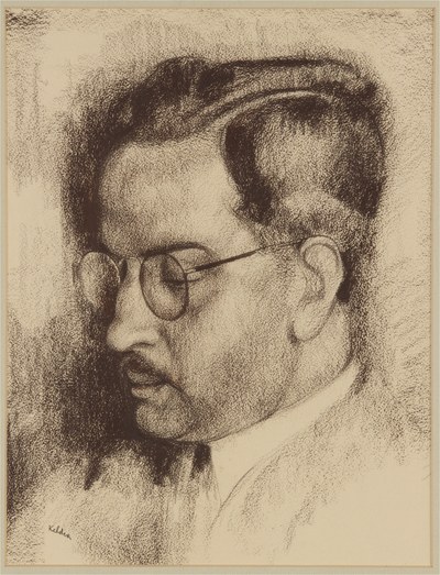 Portret van Dr. Visser