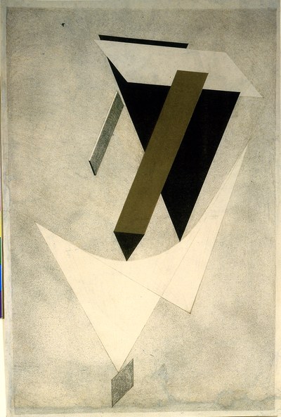 Proefdruk van een Proun uit de 1e Kestnermap 'Proun'