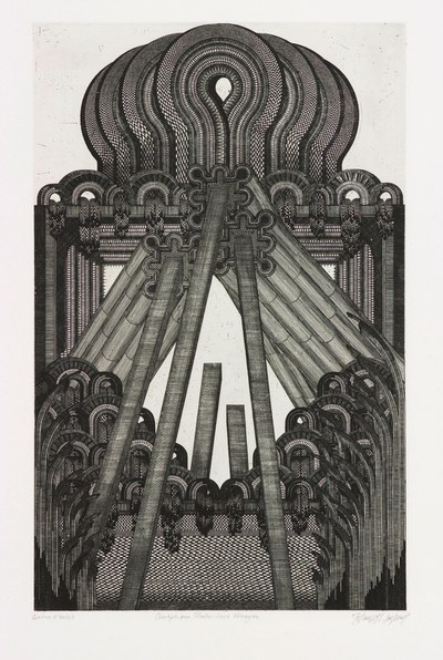 Projet d'un peposoir dédié à Charles-Louis Mery