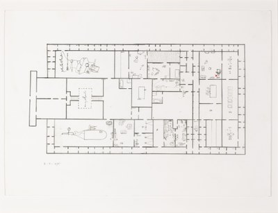 Provisional floor plan 'Self-portrait as a building'
