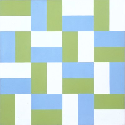 Rectangles bleus verts blancs