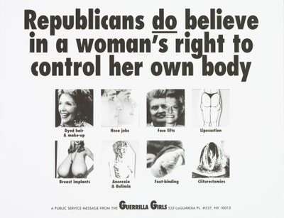 Republicans do believe in a woman's right to control her body