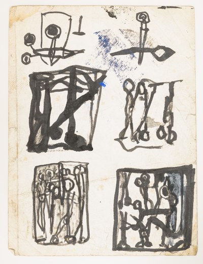 Scissors template for the No Name Books