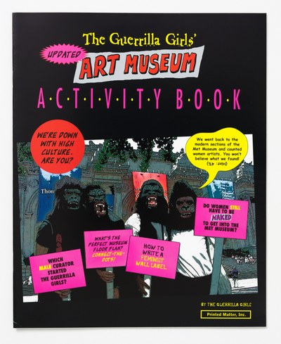 The Guerrilla Girls' art museum activity book