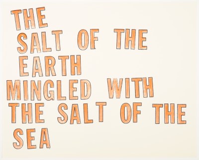 THE SALT OF THE EARTH MINGLED WITH THE SALT OF THE SEA