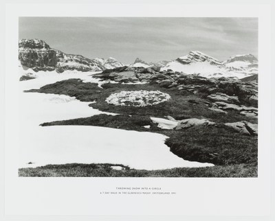 Throwing snow into a circle; A 7 day walk in the Glärnish massif Switzerland, 1991