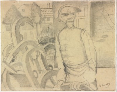 Voorstudies voor De wagenmaker