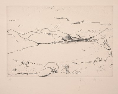 Water Folding Over A Stone