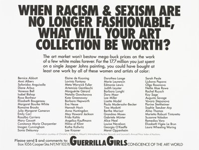 When racism and sexism are no longer fashionable, how much will your art collection be worth?