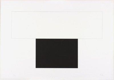 White Bar with Black